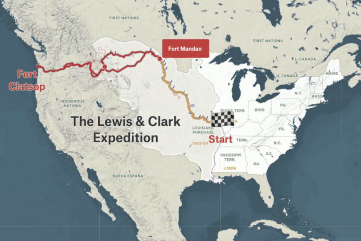 An example Felt educational map, from their website